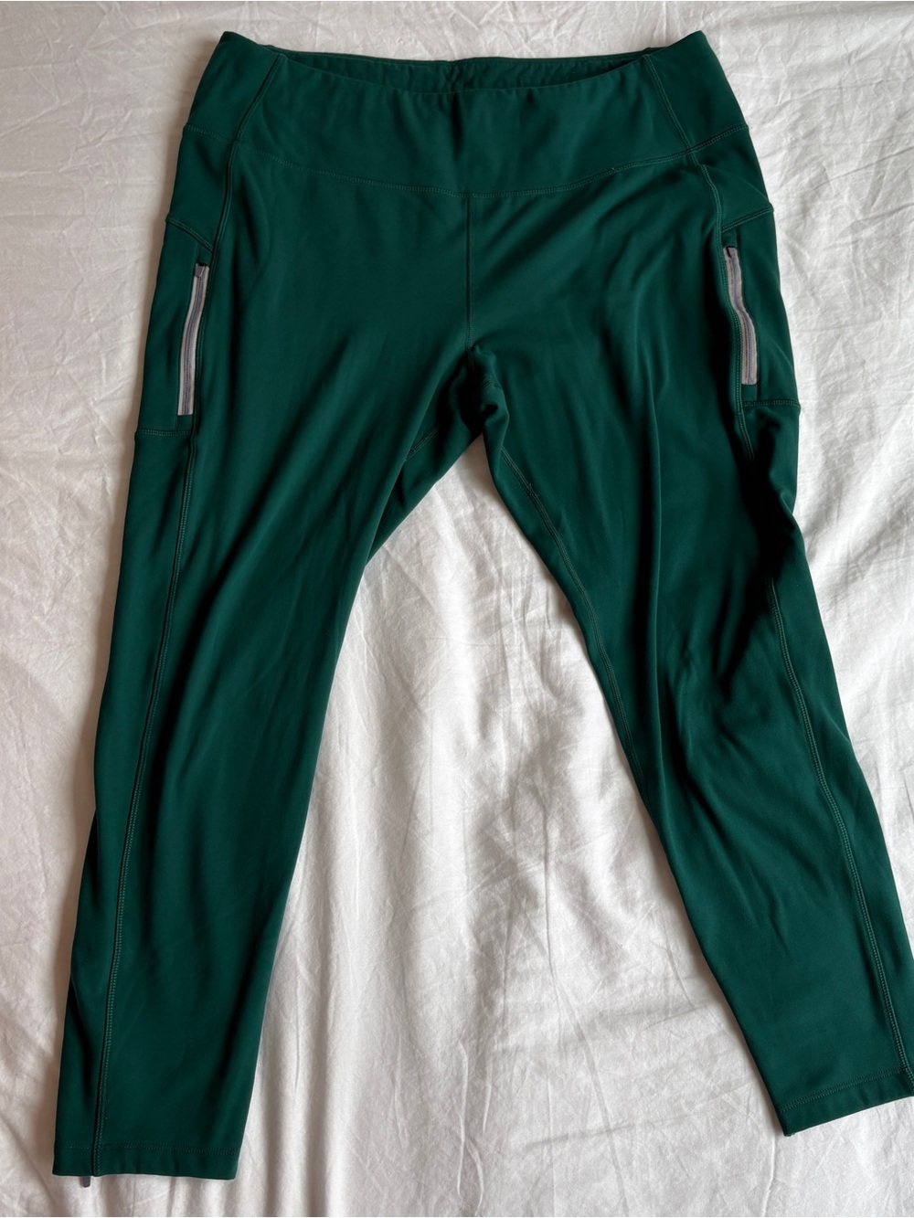 Mondetta Ladies' Performance Luxury Active Leggings – Rain Forest Green XL